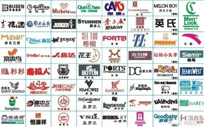 上百款服饰服装标志矢量图大全,主题为服装标志矢量图下载,可用作品牌