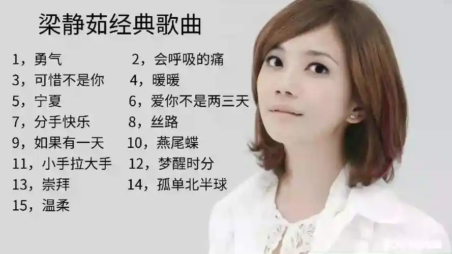 【经典歌单】 梁静茹经典歌曲合集 | 勇气 | 暖暖