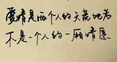 一个人一厢情愿的句子