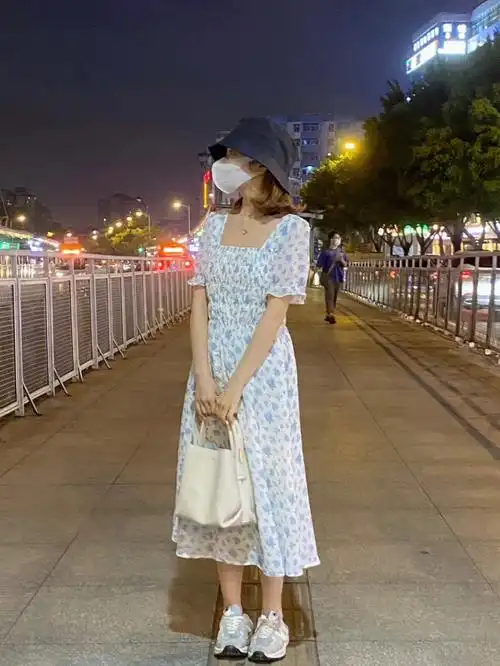 148小个子这个xxs码的碎花连衣裙好温柔75