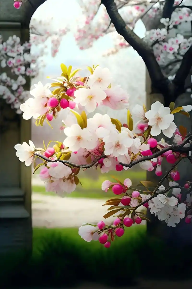三月樱花舞,从此多暖春.樱花之美,美在盛开时的绚烂,凋零时的 - 抖音