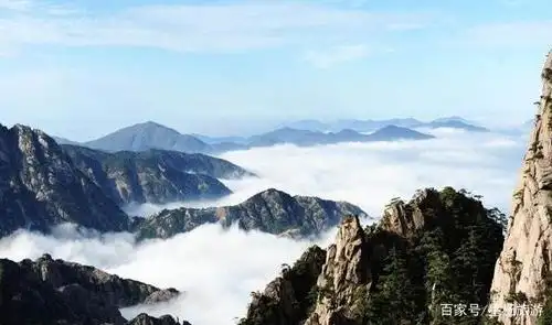 中国的大山第二期:安徽黄山的地貌独特,山峰也是耸入云霄