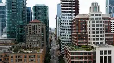 曼谷商业区城市中心和建筑物和摩天大楼 - 图虫创意-全球领先正版素材