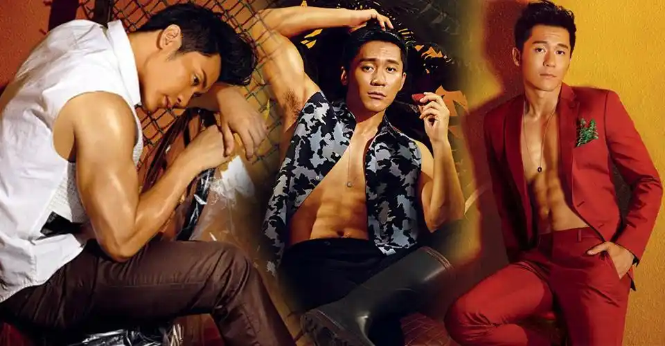 李晨全新性感时尚写真曝光 开胸大秀结实八块腹肌麒麟臂