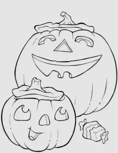 2022万圣节南瓜灯简笔画怎么画