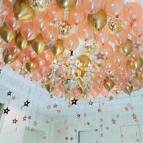 开业气球情人节表白求婚礼订婚房屋顶天花板吊顶生日装饰场景布置