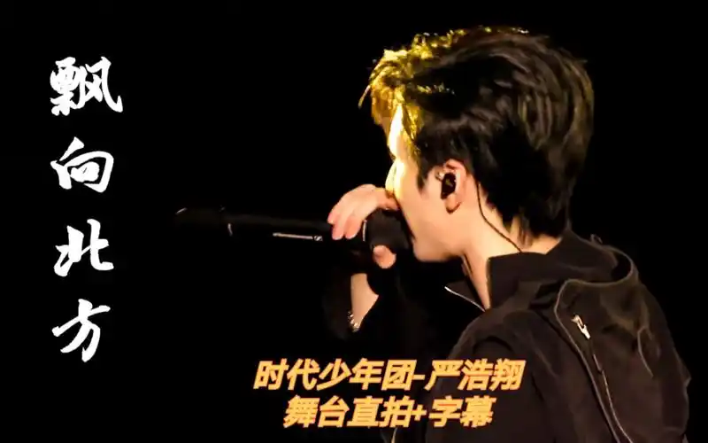 飘向北方时代少年团严浩翔个人直拍