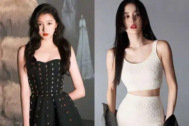 古力娜扎和关晓彤同框2大女神站在一起网友晓彤就是腿长