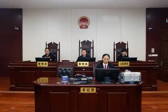 淄川法院刑事速裁审判团队正在庭审11月16日,区法院举行法庭开放日