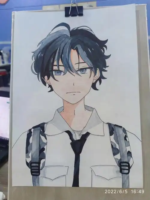 浅画个小帅哥吧