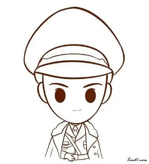 q版军人简笔画怎么画 第4页