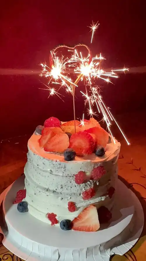 生日那天的蛋糕