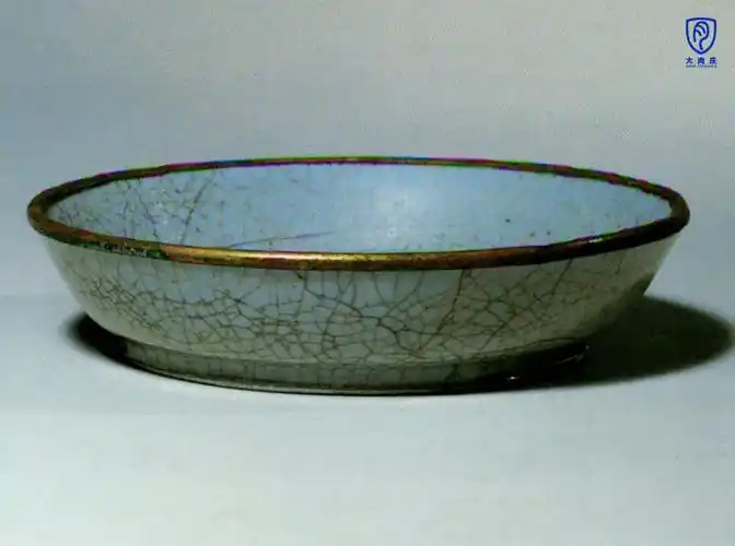 北宋汝窑洗(丙字款)j.j.lally 1990年图录