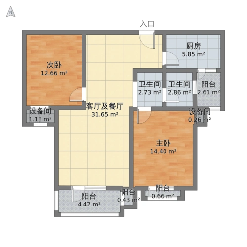 福盈天际户型图