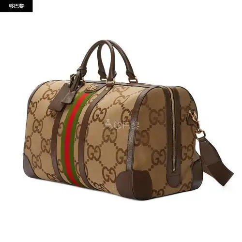 【包邮包税】 gucci古驰 23春夏 男士 饰超级双g图案大号旅行包
