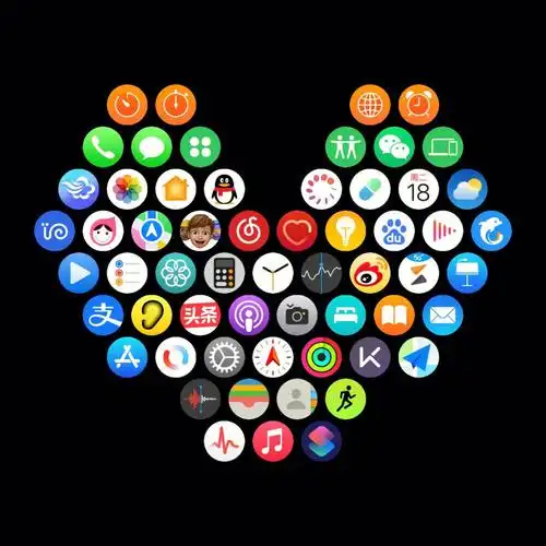 watch心形软件布局拼图