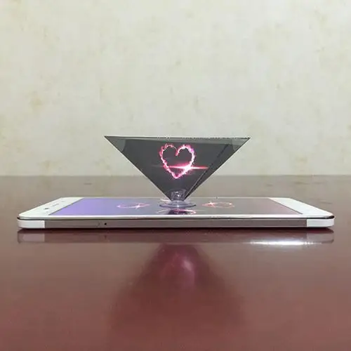 三角金字塔裸眼3d4d四维影像 现货批发手机投影仪全息3d