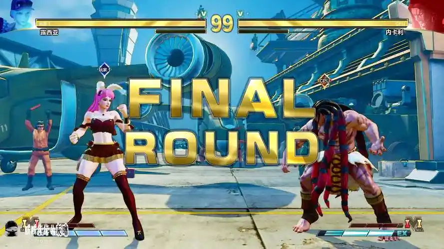 街霸5,露西亚vs内卡利,兔头装的露西亚mod