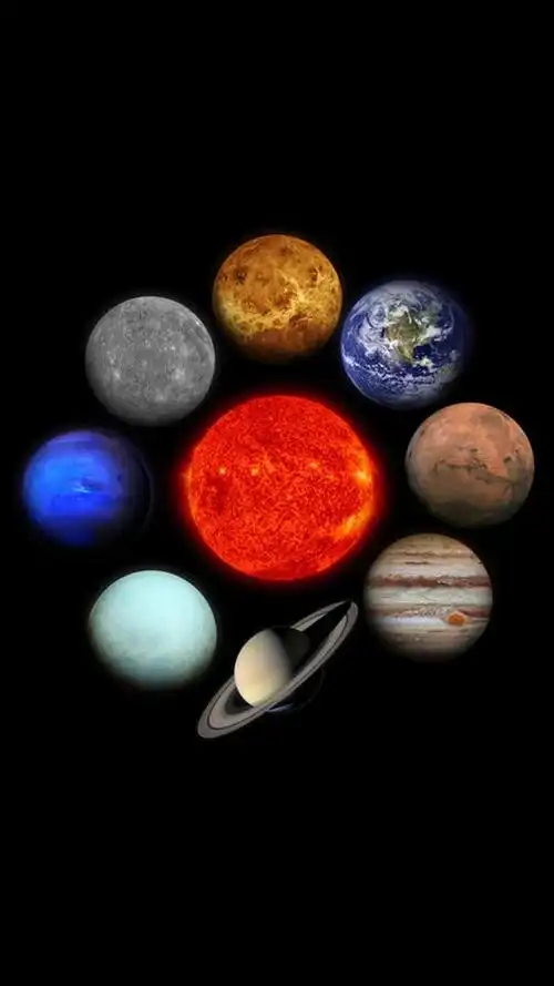 "最美银河"太阳系行星 可做手机壁纸