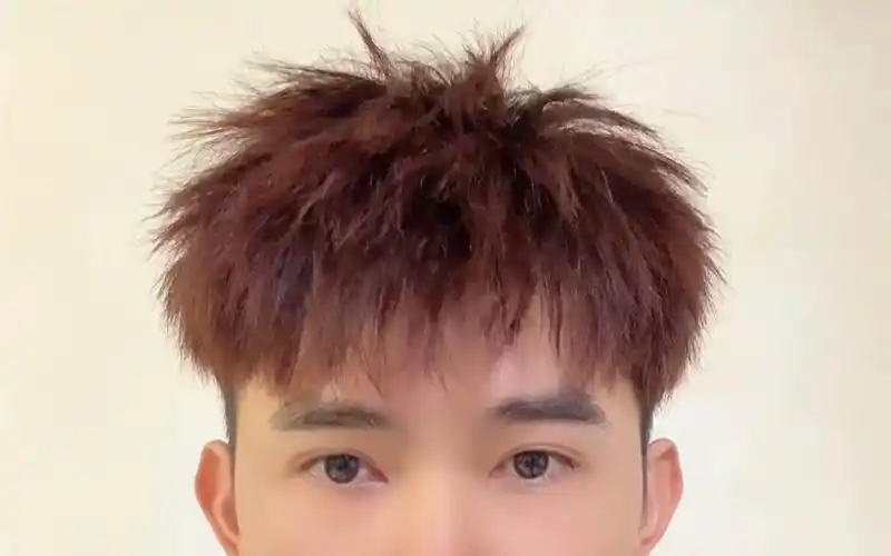 短发打理真的很简单,家人们快动手试试吧#夹板造型 #男生发型 #锡纸烫