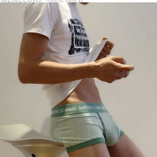 内裤男低腰平角裤性感紧身