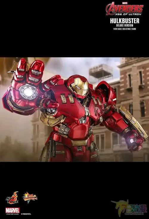 ht1比6可动人偶电影系列mms复仇者联盟2反浩克装甲豪华版