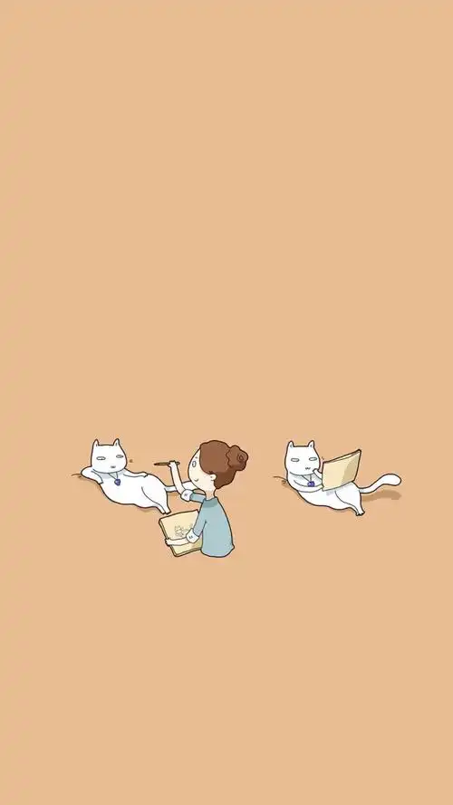 简约 卡通 可爱 小清新 手绘 插画 软萌 森系 文艺 情侣 平铺 日韩