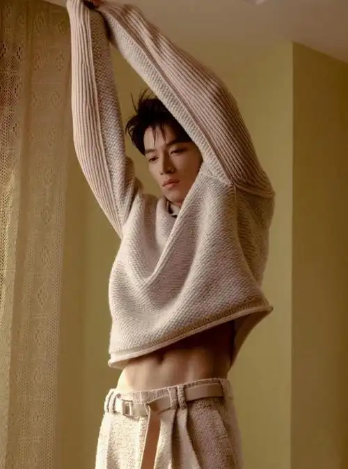 于是,在宣传《为有暗香来》时,粉丝起哄让他现场秀腹肌.