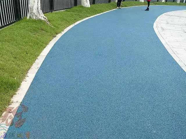 冷拌透水沥青施工技术,透水沥青路面,高粘型透水彩色沥青路面-海绵