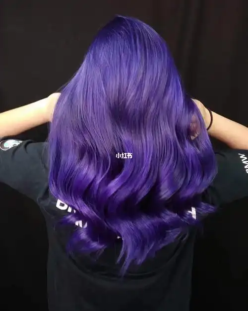 蓝紫色l谁染谁好看