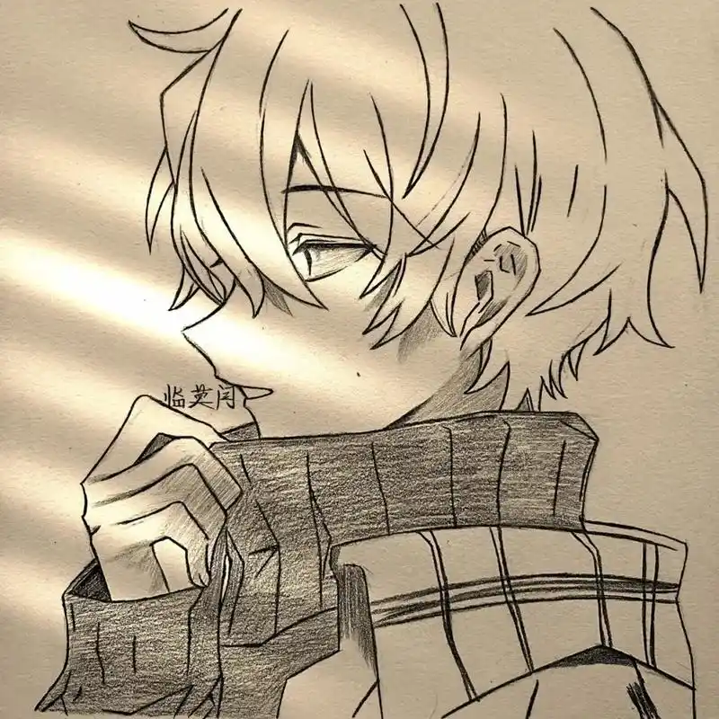 绘画过程 #绘画#侧脸教程#二次元 - 抖音