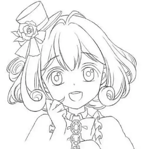 怎么画动漫女孩人物