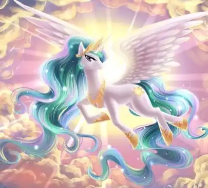 小马宝莉宇宙公主简笔画彩色