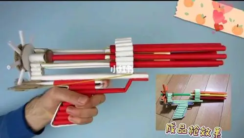 跟着大神做手工纸质加特林(上)_手工是件不可思议的事儿_兴趣爱好