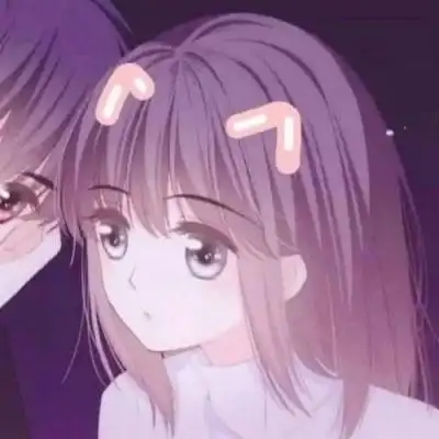 抖音流行的动漫超萌版情侣头像