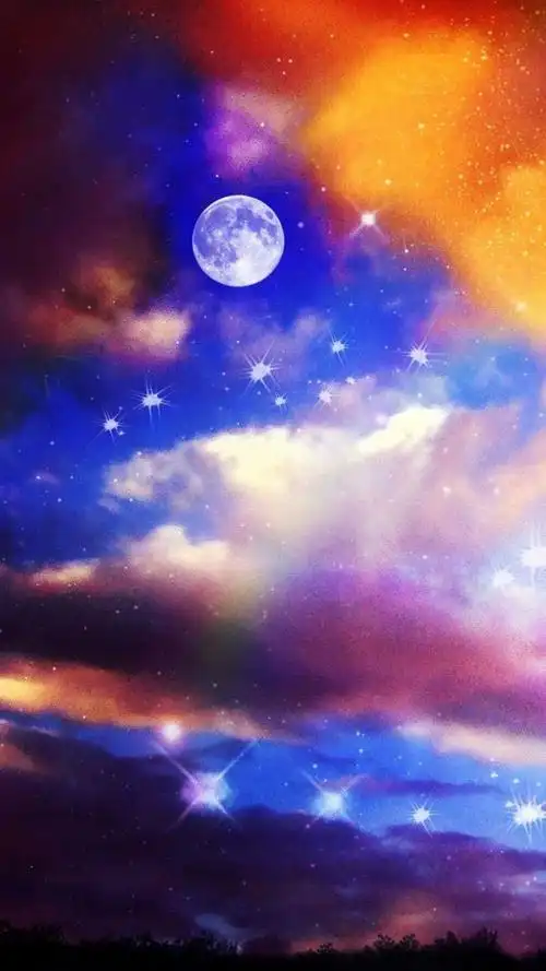 com 璀璨唯美星空手机壁纸_风景壁纸_手机壁纸_主题之家下载站 51ztzj