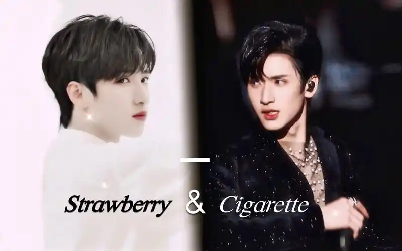 严浩翔时代少年团像草莓香烟像四季海风这年头所剩无几的清冷盐系帅哥