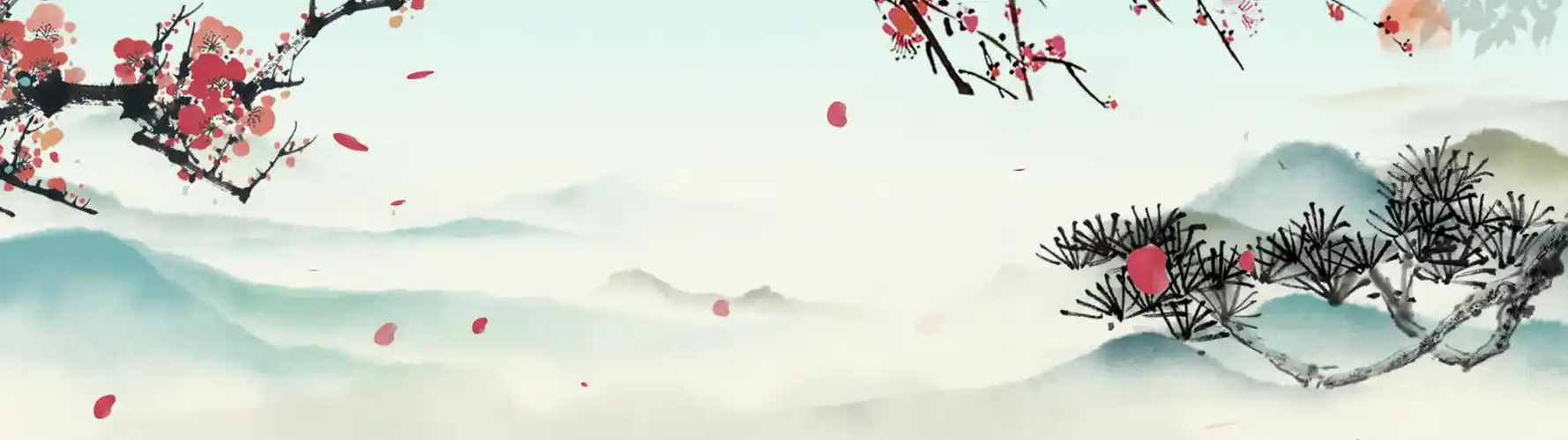 中国风古典水墨背景_3840x1080_舞台背景_中国元素_舞台背景下载(编号