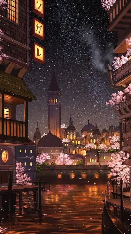 动漫二次元图片@,二次元动漫图(40张超高清动漫场景壁纸)