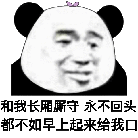 和我长厢厮守 永不回头 都不如早上起来给我口