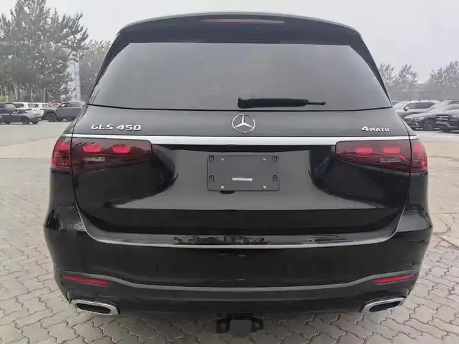 9896满配24款加规奔驰gls450 黑黑小牛皮/>7015加版标配(加版