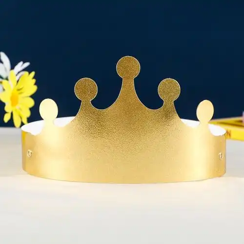 生日帽成人 折叠生日帽子网红创意皇冠儿童成人蛋糕帽生日派对帽装饰