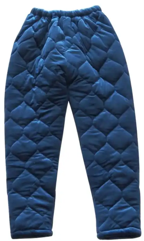 男女冬季三层加厚珊瑚绒夹棉睡裤法兰绒保暖棉裤休闲家居裤 玫红色 m