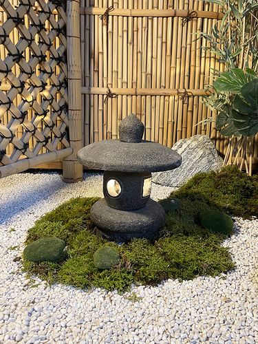 石灯笼日式庭院灯中式石头灯电石灯户外花园林枯山水景观石雕摆件