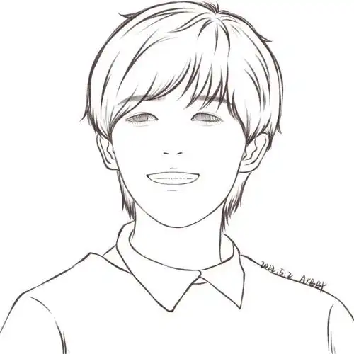 宋亚轩线稿