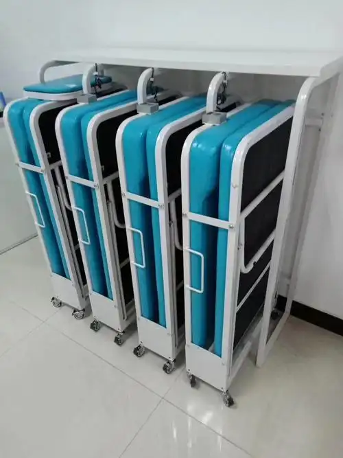 共享陪护排床卡位折叠扫码陪护床锁蓝牙链锁自由移动共享排床