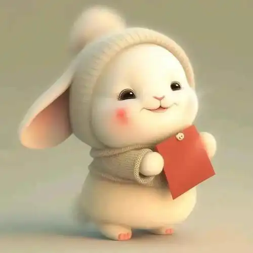 2023超萌兔子头像,兔年新年可爱粉色双兔图片大全_网易订阅