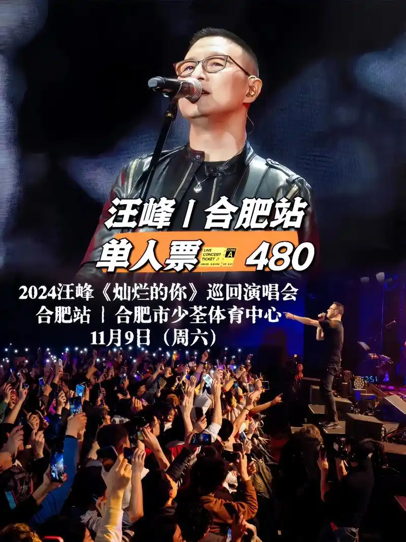 2024汪峰《灿烂的你》巡回演唱会合肥站