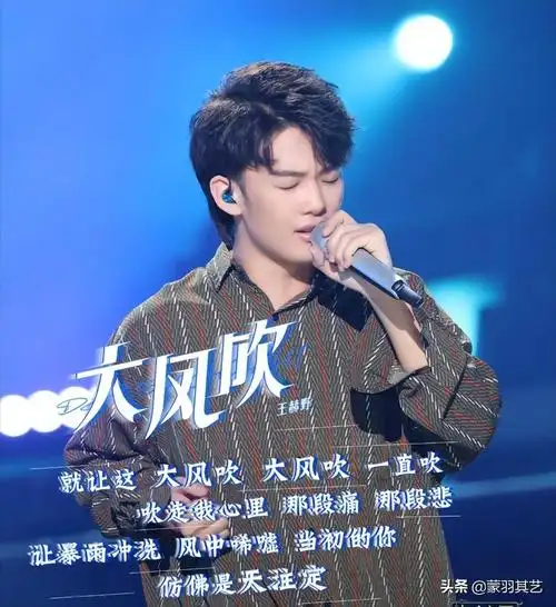 王赫野个人资料(王赫野:想再出一首火过"大风吹"的新歌) 第1张