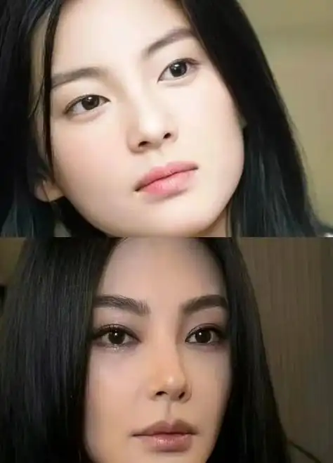 要说国内女明星里做双眼皮前后都好看的张雨绮肯定是其中之一,不管单